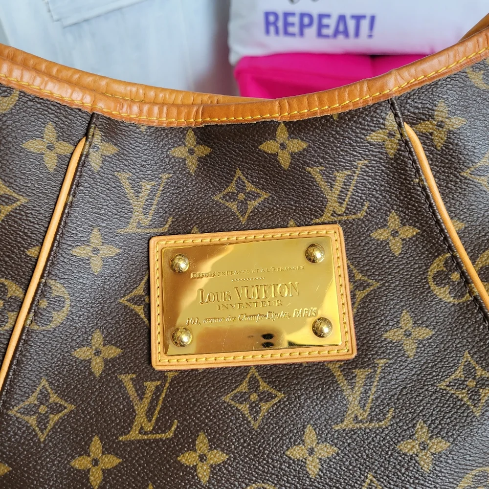 Louis Vuitton Monogram Canvas Hobo with Vachetta Leather Strap